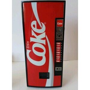 Vintage 1989 Coke Coca-Cola Vending Machine Transistor AM/FM Radio Tested Works